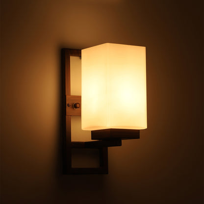 Wooden Metal Wall Light - S-231-0W - Included Bulb