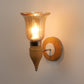 Wooden Metal Wall Light - S-232-1W - Included Bulb