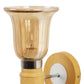 Wooden Metal Wall Light - S-232-1W - Included Bulb