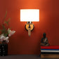 SIlver Metal Wall Light - S-245-1W - Included Bulb