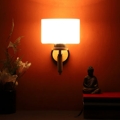 SIlver Metal Wall Light - S-245-1W - Included Bulb