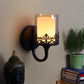 Black Metal Wall Light - S-255-1W - Included Bulb