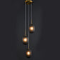 JSPHILO 4-357-3xG9-Smoke Impressions Cluster hangings