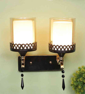 Astris Antique Gold Iron Wall Light  | E27 holder | Included Bulb | Eliante by Jainsons Lights