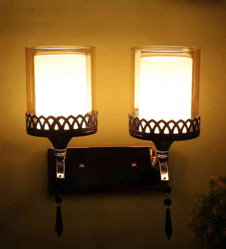 Astris Antique Gold Iron Wall Light  | E27 holder | Included Bulb | Eliante by Jainsons Lights