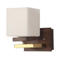 ELIANTE Key Gold and Brown Wood and Iron Wall Light - S-352-1W