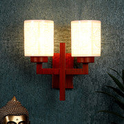 ELIANTE Brown WOOD Wall Light - S-379-2W
