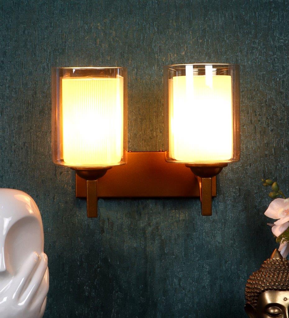 ELIANTE Alif Gold Iron Wall Light - S-400-2W