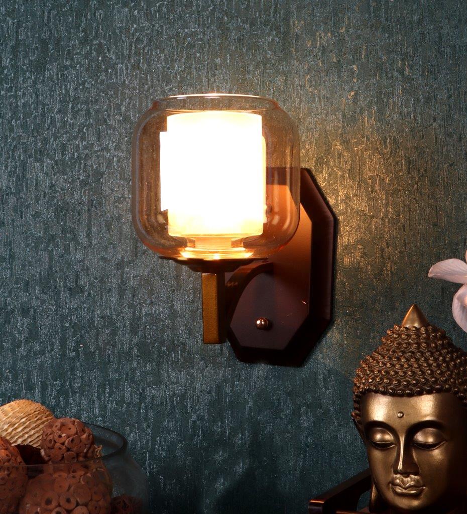 ELIANTE Laam Brown Iron Wall Light - S-412-1W