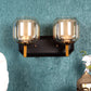 ELIANTE Noon Gold and Brown Iron Wall Light - S-412-2W