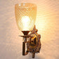 ELIANTE Antique Gold Iron Wall Light - S-468-1W