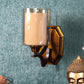 ELIANTE Haye Gold and Brown Iron Wall Light - S-470-1W