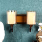 ELIANTE Haye Gold and Brown Iron Wall Light - S-470-2W