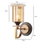 ELIANTE Khey Gold and Brown Iron Wall Light - S-473-1W