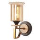 ELIANTE Khey Gold and Brown Iron Wall Light - S-473-1W