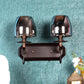 ELIANTE Wawo Gold and Brown Iron Wall Light - S-475-2W