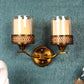 ELIANTE Gyan Gold Iron Wall Light - S-480-2W