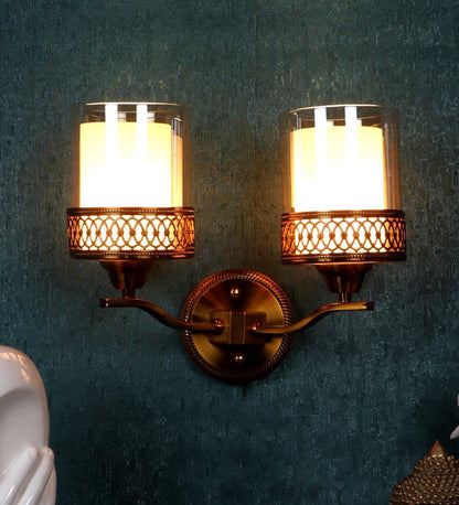 ELIANTE Gyan Gold Iron Wall Light - S-480-2W