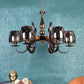 ELIANTE Black and Gold Iron candiler - S-482-6LP