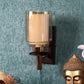ELIANTE Zaal Gold and Brown Iron Wall Light - S-485-1W