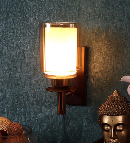 ELIANTE Zaal Gold and Brown Iron Wall Light - S-485-1W