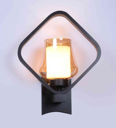 Brillia Brown MDF Wall Light  | E27 holder | Included Bulb | Eliante by Jainsons Lights
