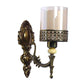 Glimmera Antique Gold Iron Wall Light  | E27 holder | Included Bulb | Eliante by Jainsons Lights