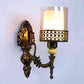 Glimmera Antique Gold Iron Wall Light  | E27 holder | Included Bulb | Eliante by Jainsons Lights