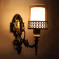Glimmera Antique Gold Iron Wall Light  | E27 holder | Included Bulb | Eliante by Jainsons Lights