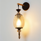 Antique Long Glass Wall Light | Designer Metal Wall Lamp for Bedroom & Living Room | 3 Years Warranty | Free Bulb