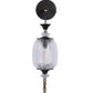 Antique Long Glass Wall Light | Designer Metal Wall Lamp for Bedroom & Living Room | 3 Years Warranty | Free Bulb