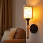 Aurea Modern Glass Wall Light for Bedroom & Living Room | Metal Body Wall Lamp with Glass Shade | 3 Years Warranty | Free Bulb