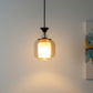 Smokora Modern Glass Hanging Light for Living Room & Dining Area | Metal Ceiling Lamp with Elegant Glass Shade | 3 Years Warranty | Free Bulb