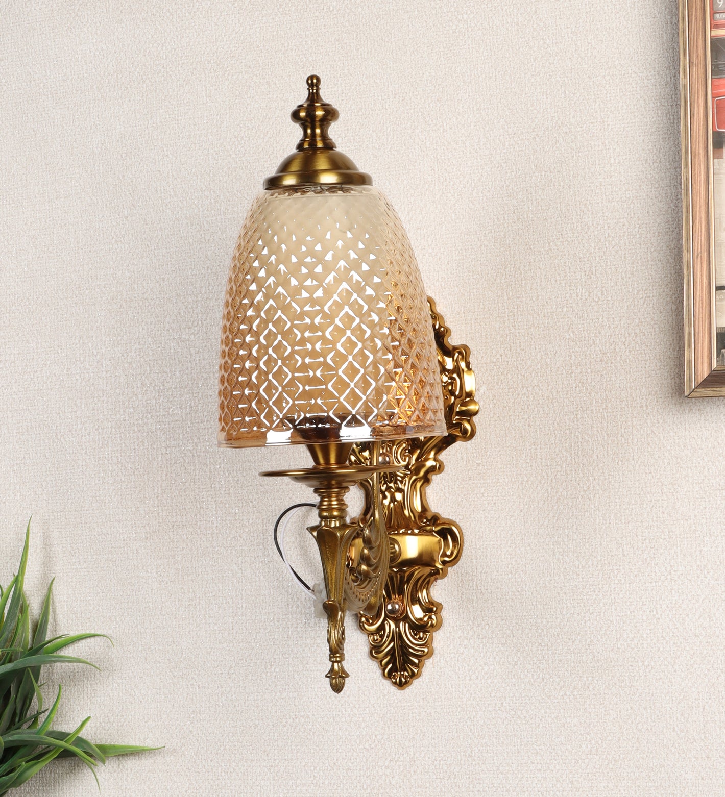 Eliante by Jainsons Lights | Gold Iron Wall Light | S-646-1W