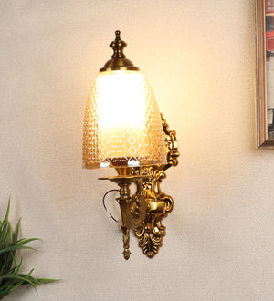Eliante by Jainsons Lights | Gold Iron Wall Light | S-646-1W