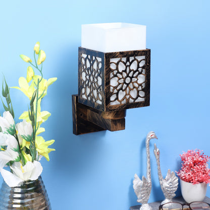Gold Metal Wall Light - S-71-1W-AB - Included Bulb