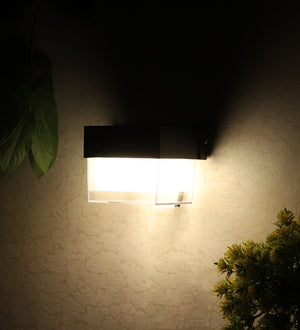 Eliante by Jainsons Lights-Outdoor Wall Light-SINGLE- GLASS-Inbuilt LED