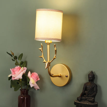 Golden Metal Wall Light - SL-TREE - Included Bulb