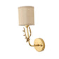 Golden Metal Wall Light - SL-TREE - Included Bulb