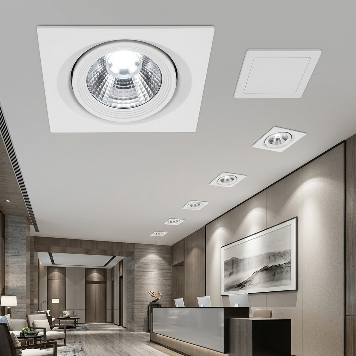 Architectural LED COB Downlights – Deep And Pin Spot