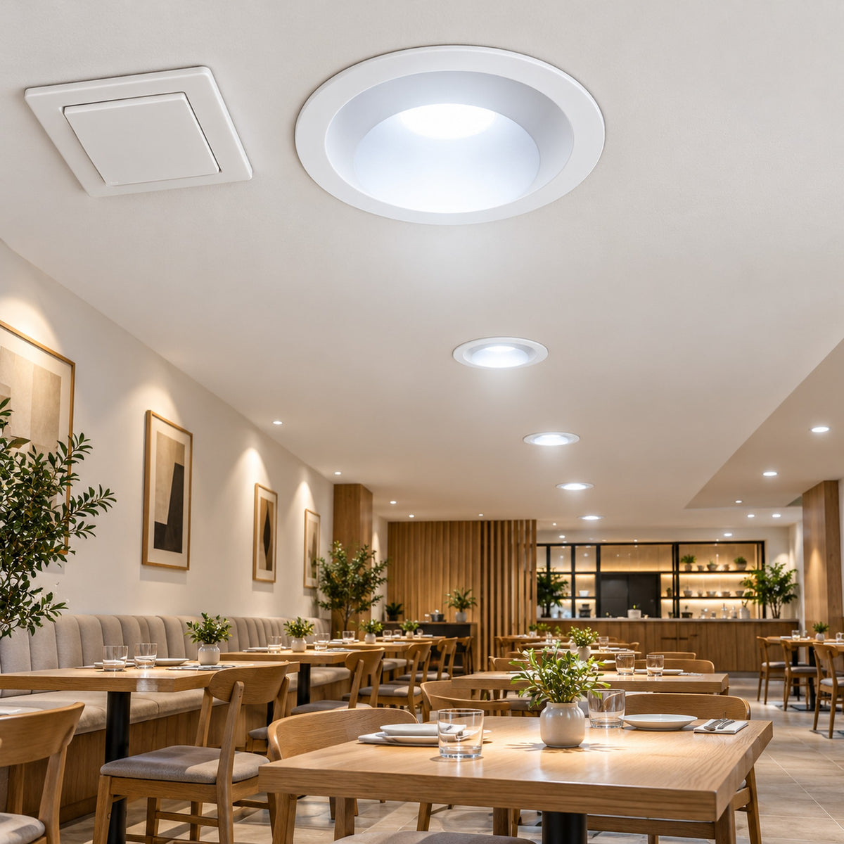 Architectural LED COB Downlights – Standard And Louvre