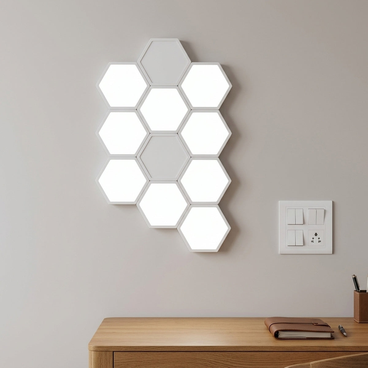 Hexagon Modular LED Touch Lights
