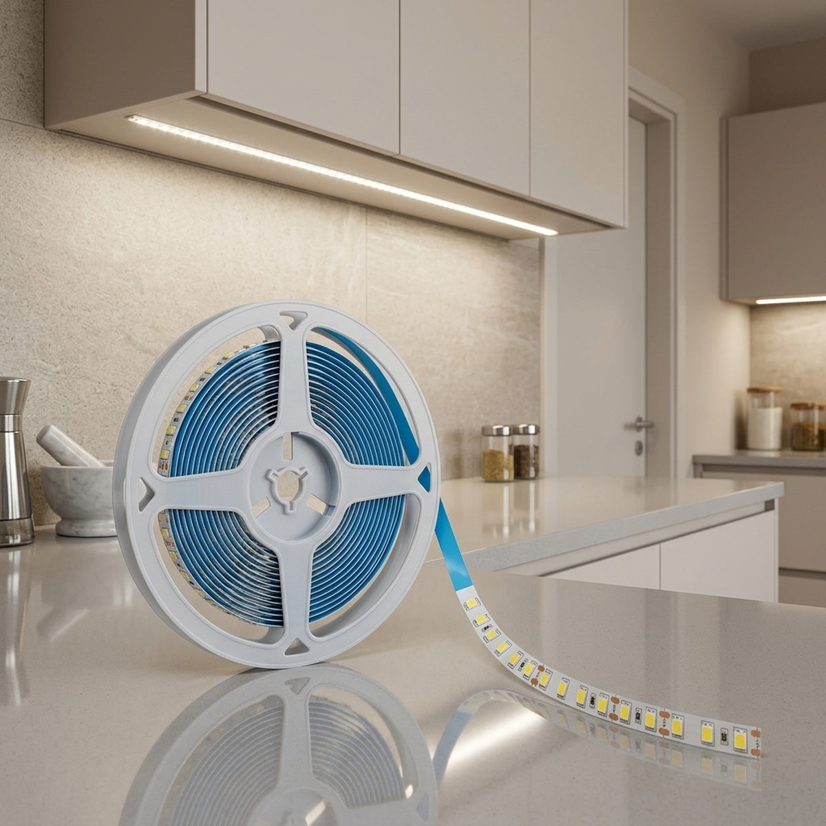 LED Strip Light Reels And Matching Accessories – 220V