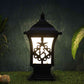 Gleonis Black Aluminium Gate Light  | B22 holder | Included Bulb | Eliante by Jainsons Lights