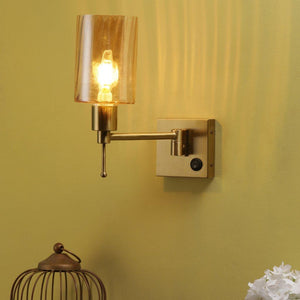 Gold Metal Wall Light - SWILL-LITE-1W-MIX - Included Bulb