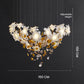 Celestara Lotus Crystal Chandelier – Elegant Floral Lighting for Luxury Interiors