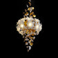 Celestara Lotus Crystal Chandelier – Elegant Floral Lighting for Luxury Interiors