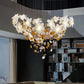Celestara Lotus Crystal Chandelier – Elegant Floral Lighting for Luxury Interiors