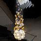 Celestara Lotus Crystal Chandelier – Elegant Floral Lighting for Luxury Interiors
