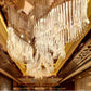 Aurevia Glass Chandelier – Contemporary Elegance with Radiant Glass Design